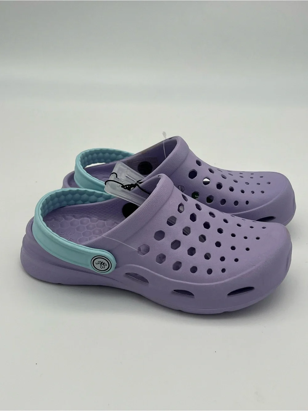 NWT Joybees Kids Size 3 Active Slip On Clog Girls Shoes Purple Blue Sandals